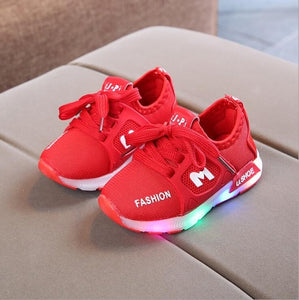 New Children's Flashing Lights Sneakers