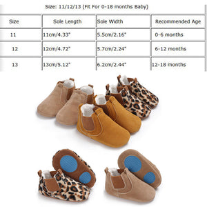 PU Leather Baby girl Boy First walker Casual Shoes