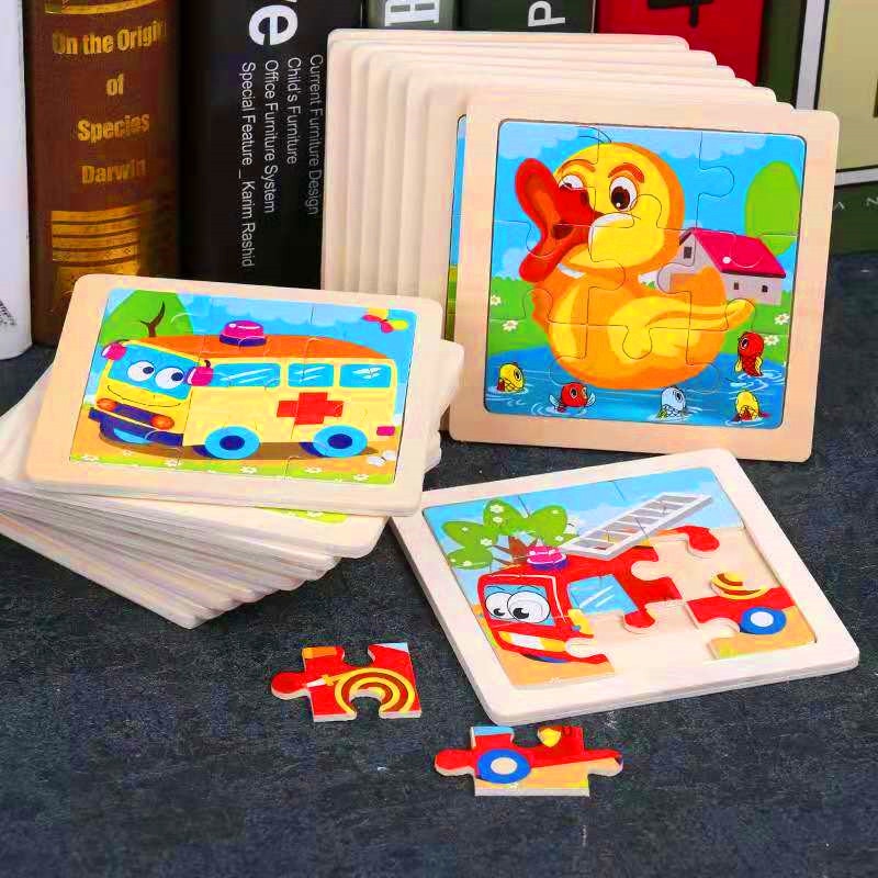 Mini Wooden Puzzle Toy