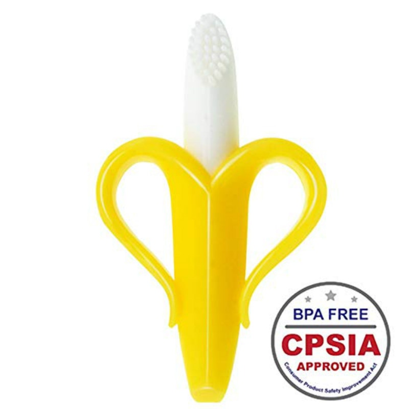 Banana Teething Toy Dental Care Toothbrush