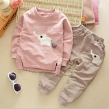 2Pcs Children Cotton Clothing Suit