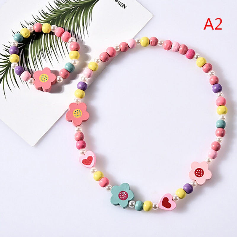 Cute Beaded Wood Jewelry