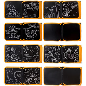 Portable Soft Chalk Board Colouring Book