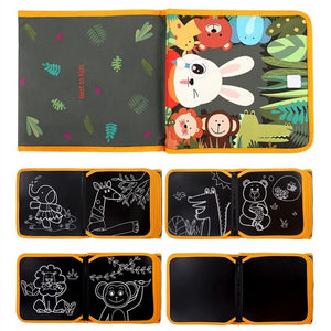 Portable Soft Chalk Board Colouring Book