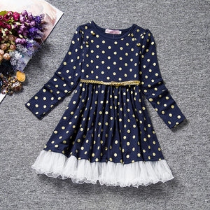 Girls Long-Sleeve Mini Tutu dress