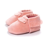 PU Suede Leather Newborn Baby Shoes