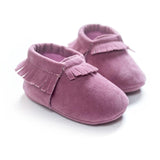 PU Suede Leather Newborn Baby Shoes