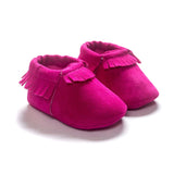 PU Suede Leather Newborn Baby Shoes