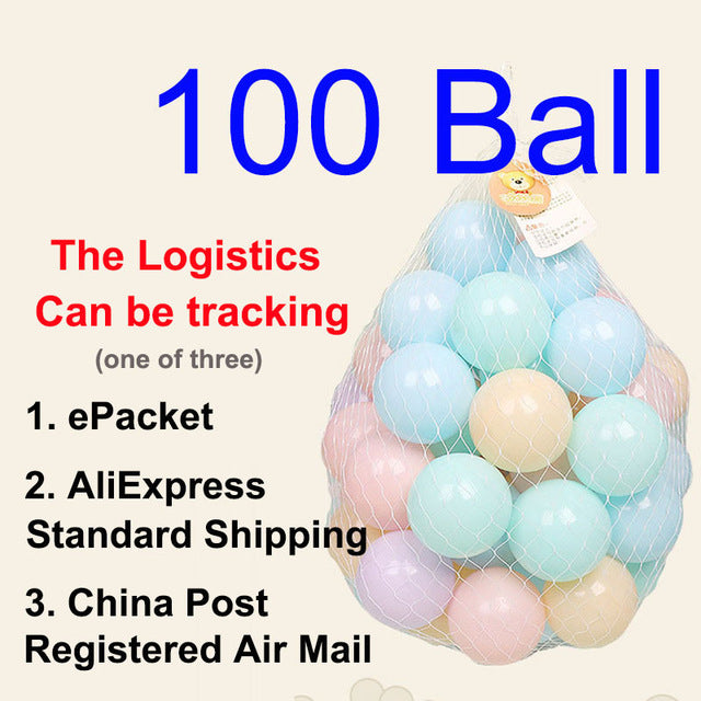 Colourful Plastic balls