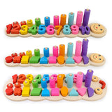 Kids Counting and Stacking Wooden Board