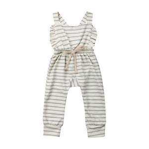 Newborn Baby Striped Cotton Romper Jumpsuit