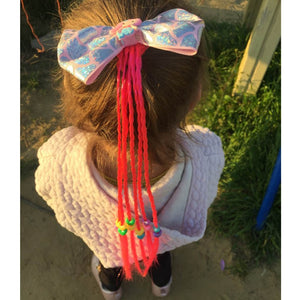 Mermaid Bowknot Long Braid Headband