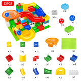 52-208Pcs Maze Balls Track Building Blocks