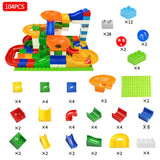 52-208Pcs Maze Balls Track Building Blocks