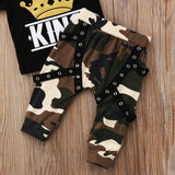 Baby Boys Camo Outfits Set