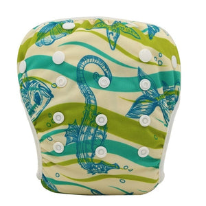 Baby Waterproof Adjustable Pool Pant Cloth Diapers