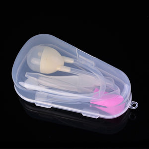 3pcs Newborn Kids Vacuum Suction Nasal Aspirator Set