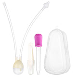 3pcs Newborn Kids Vacuum Suction Nasal Aspirator Set