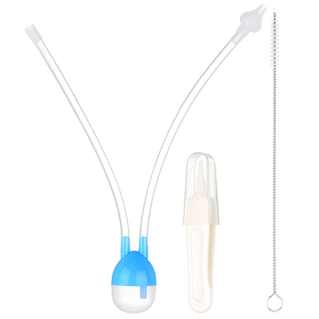 3pcs Newborn Kids Vacuum Suction Nasal Aspirator Set