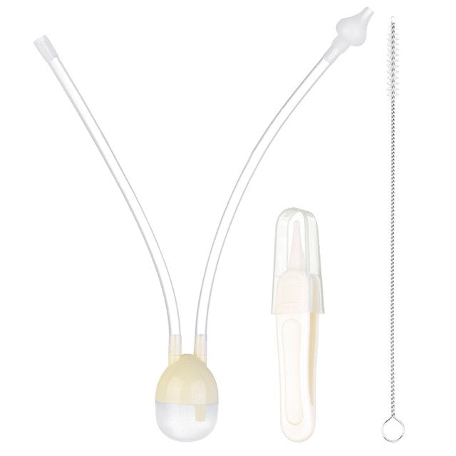 3pcs Newborn Kids Vacuum Suction Nasal Aspirator Set