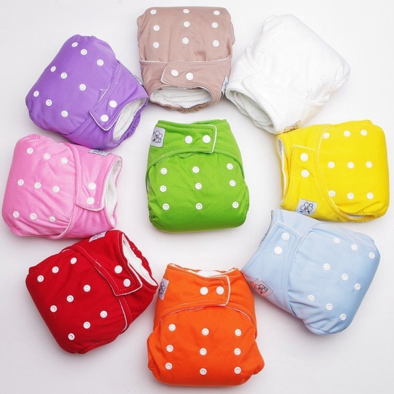 Adjustable Reusable Baby Cloth Diapers